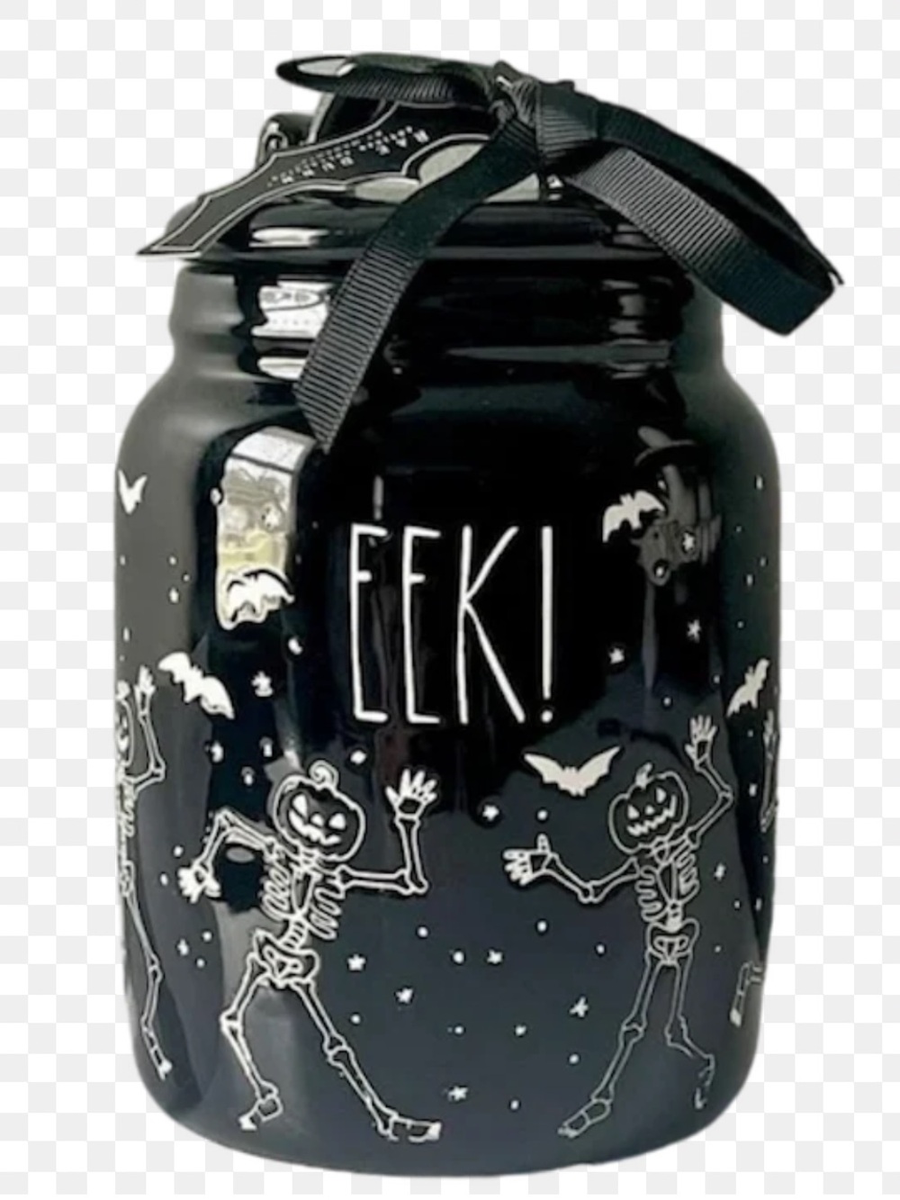 NWT Rae Dunn | EEK! Canister Dancing Skeletons